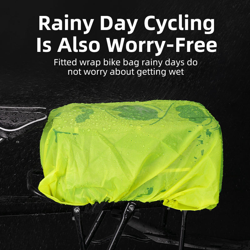 Deluxe Waterproof Bicycle Rear Rack Bag | Durable, Shock-Absorbing Design with Quick-Mount Straps for Commuting and Outdoor Adventures
