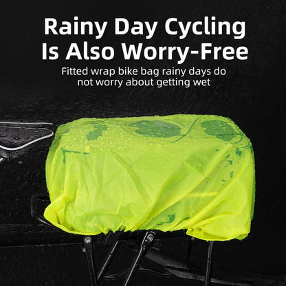 Deluxe Waterproof Bicycle Rear Rack Bag | Durable, Shock-Absorbing Design with Quick-Mount Straps for Commuting and Outdoor Adventures
