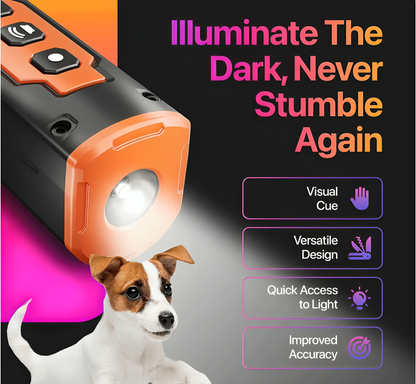 Ultrasonic Dog Barking Control Device | Safe, Pain-Free Trainer with Sound & Light for Effective Behaviour Correction