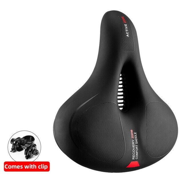Soft Memory Foam Bicycle Saddle | Waterproof, Non-Slip & Reflective Cushion for Men and Women Cycling