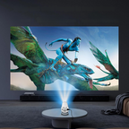 Portable Ultra-HD 4K Projector, 180° Rotable