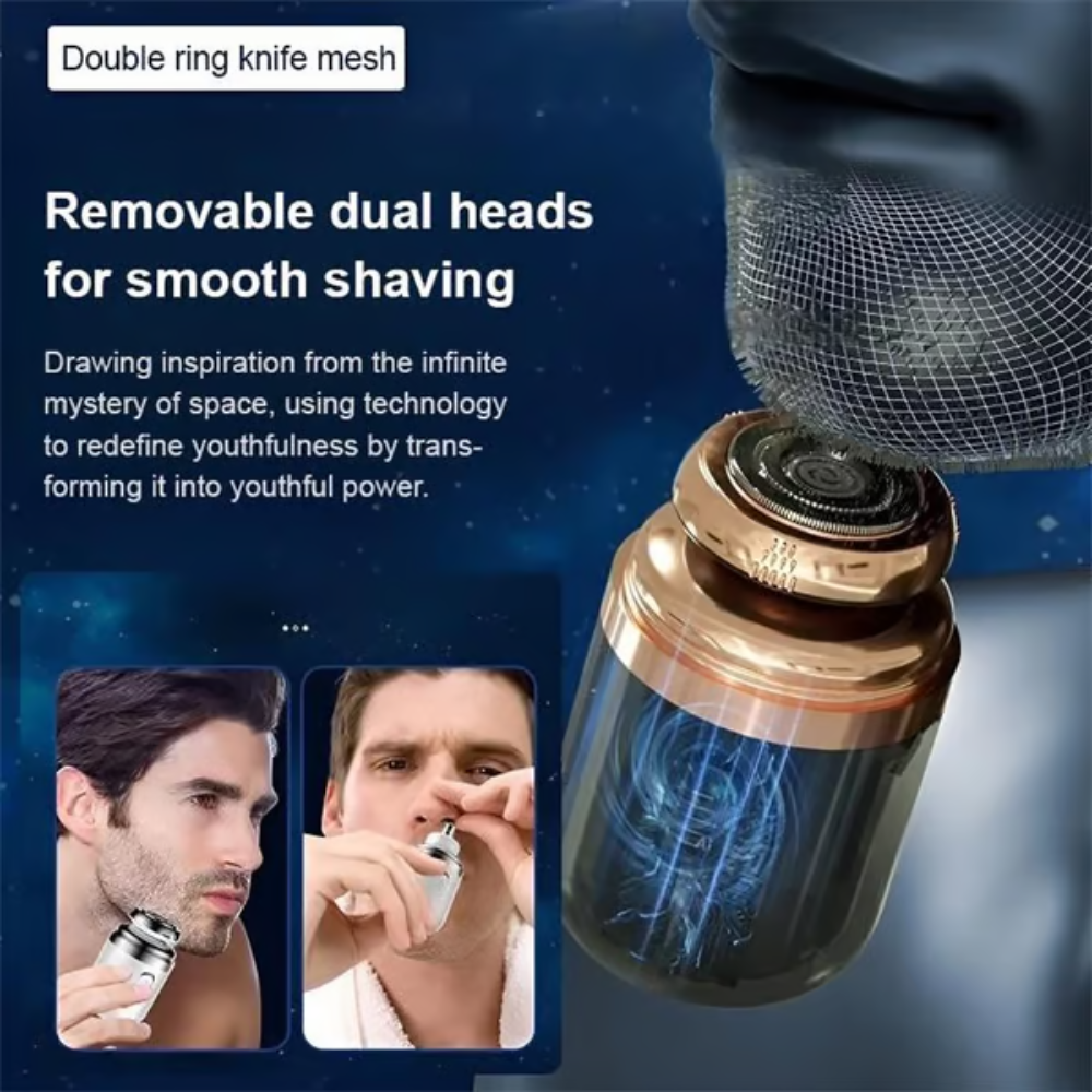 Mini Portable Electric Shaver | Waterproof, Ergonomic Design & Ideal for On-the-Go Grooming