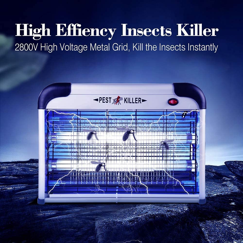 Moth Killer Lamp | 30W UV Light, Safe & Effective for Indoor Use Against Moths, Mosquitoes & Flying Insects