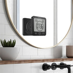 Waterproof Shower Clock with Suction Cup Mount - Digital Timer for Bathroom & Shower Use