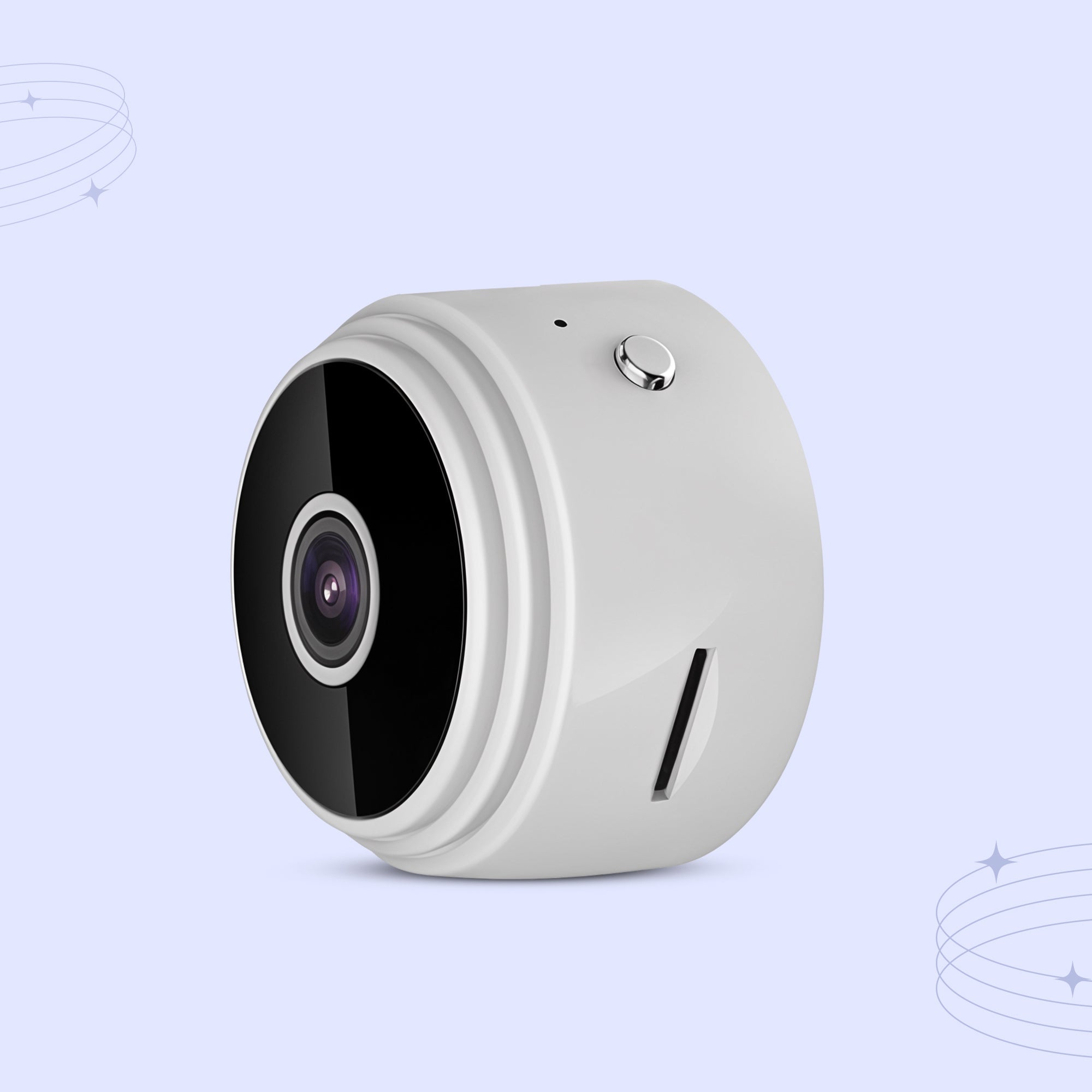 Wireless Indoor Security Camera | 1080P HD, Real-Time Motion Alerts & Ideal for Home Monitoring