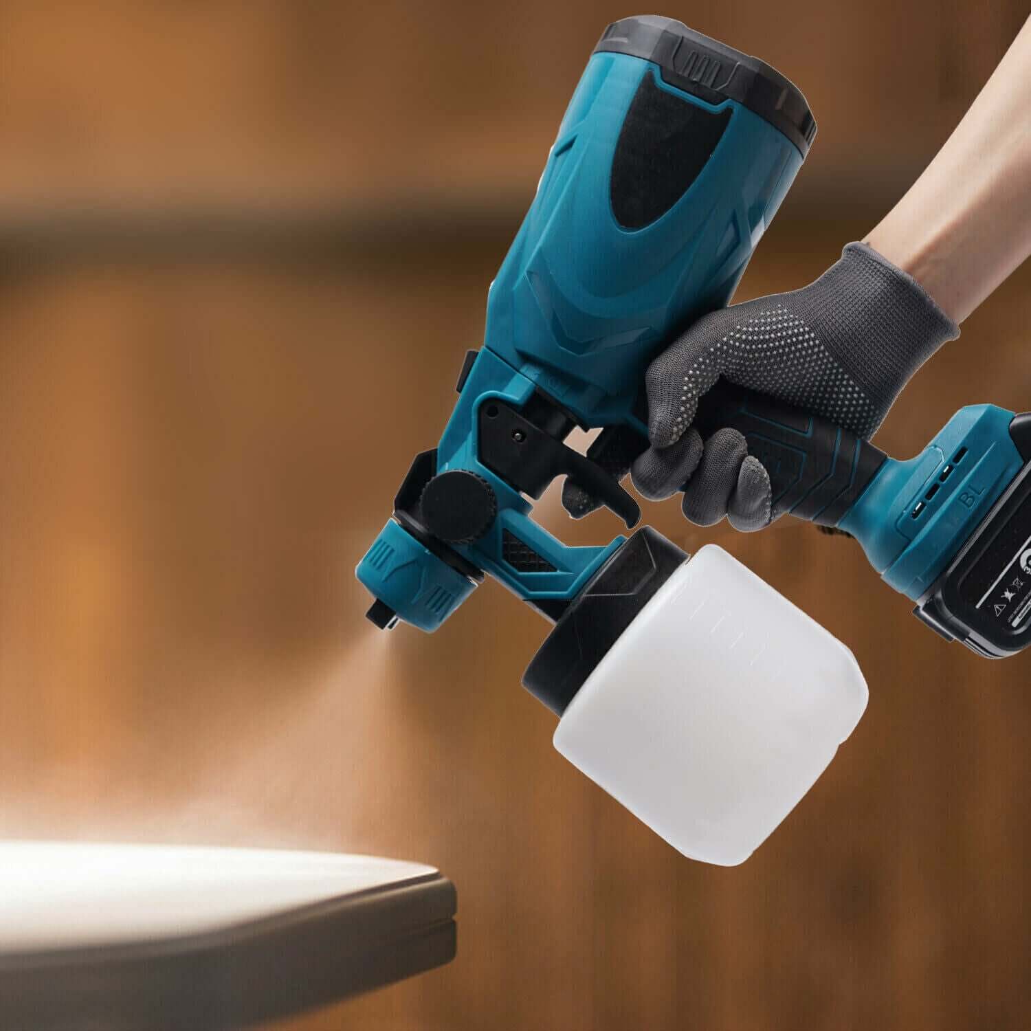 Cordless Paint Sprayer | Lightweight, 3 Adjustable Spray Patterns & Flow Control for Effortless Home Painting