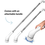 Electric Shower Scrubber | Eco-Friendly, Quick Cleaning for Soap Scum & Mold Removal in Minutes