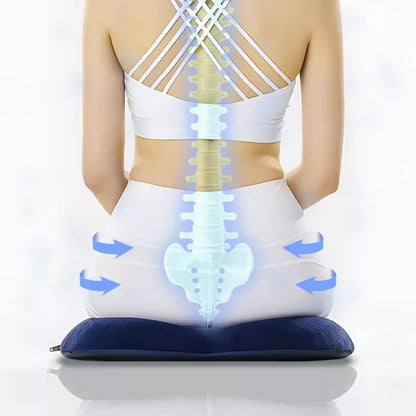 Orthopedic Donut Seat Cushion | High-Density Foam for Tailbone Pain Relief & Hemorrhoid Support at Home, Office, or Travel