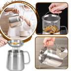2-in-1 Stainless Steel Deep Frying Pot | Heat-Resistant Handle & Easy Oil Straining for Home Cooking
