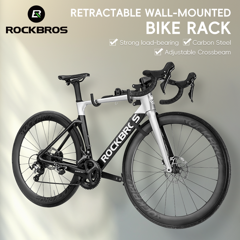 Wall-Mounted Bike Rack | Adjustable Carbon Steel Hook with 30kg Load Capacity for Space-Saving Bicycle Storage
