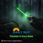 Military-Grade Laser Pointer | Ultra-Bright, Durable & Ideal for Hunting and Emergency Use