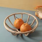 Modern Ceramic Fruit Bowl - Decorative Centerpiece for Kitchen & Dining Table