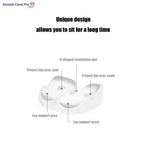 Adjustable Memory Foam Seat Cushion | Ergonomic Design for Tailbone Relief and Lower Back Support