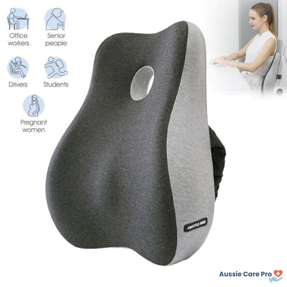 Lumbar Support Pillow | Ultimate Comfort & Ergonomic Design for Back Pain Relief