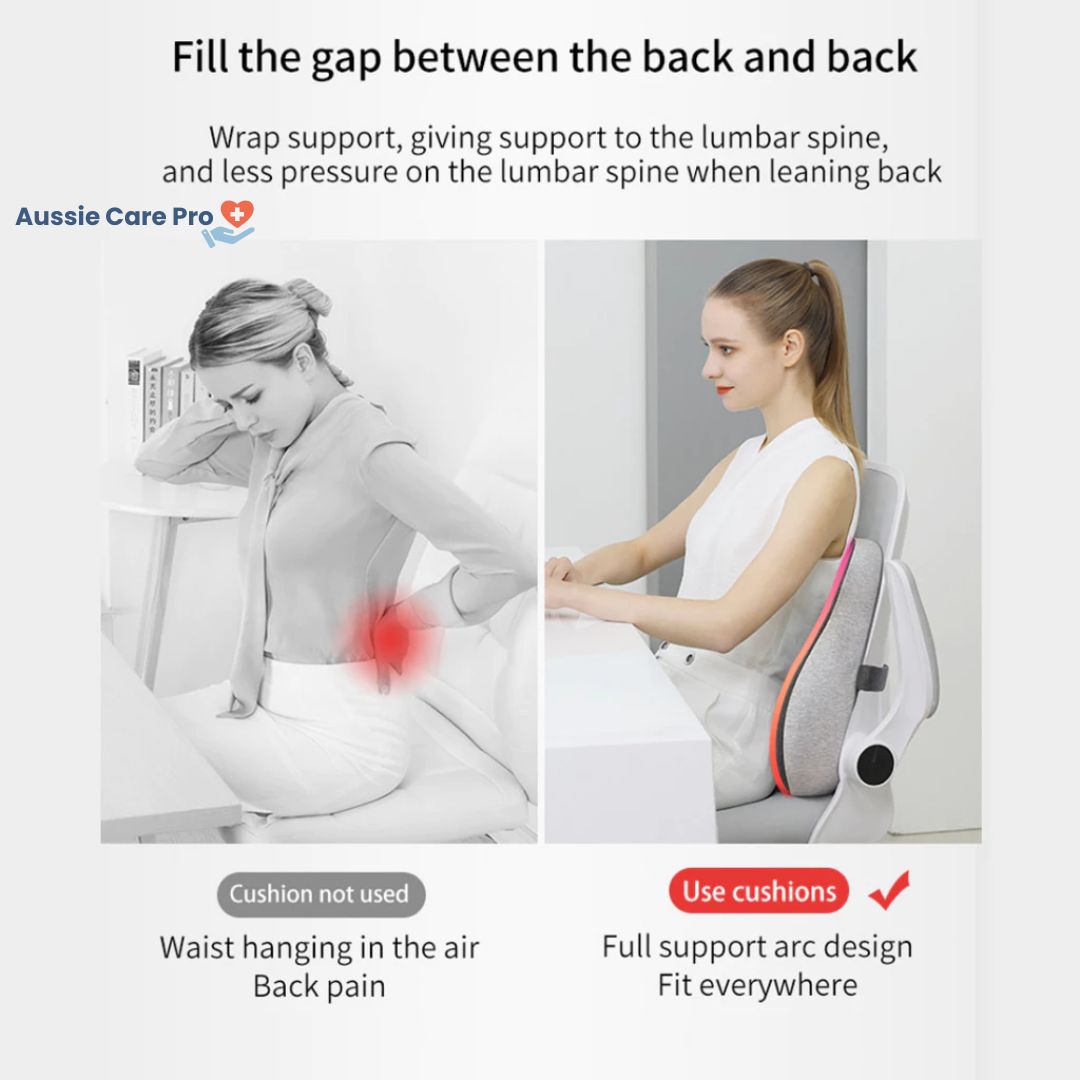 Lumbar Support Pillow | Ultimate Comfort & Ergonomic Design for Back Pain Relief