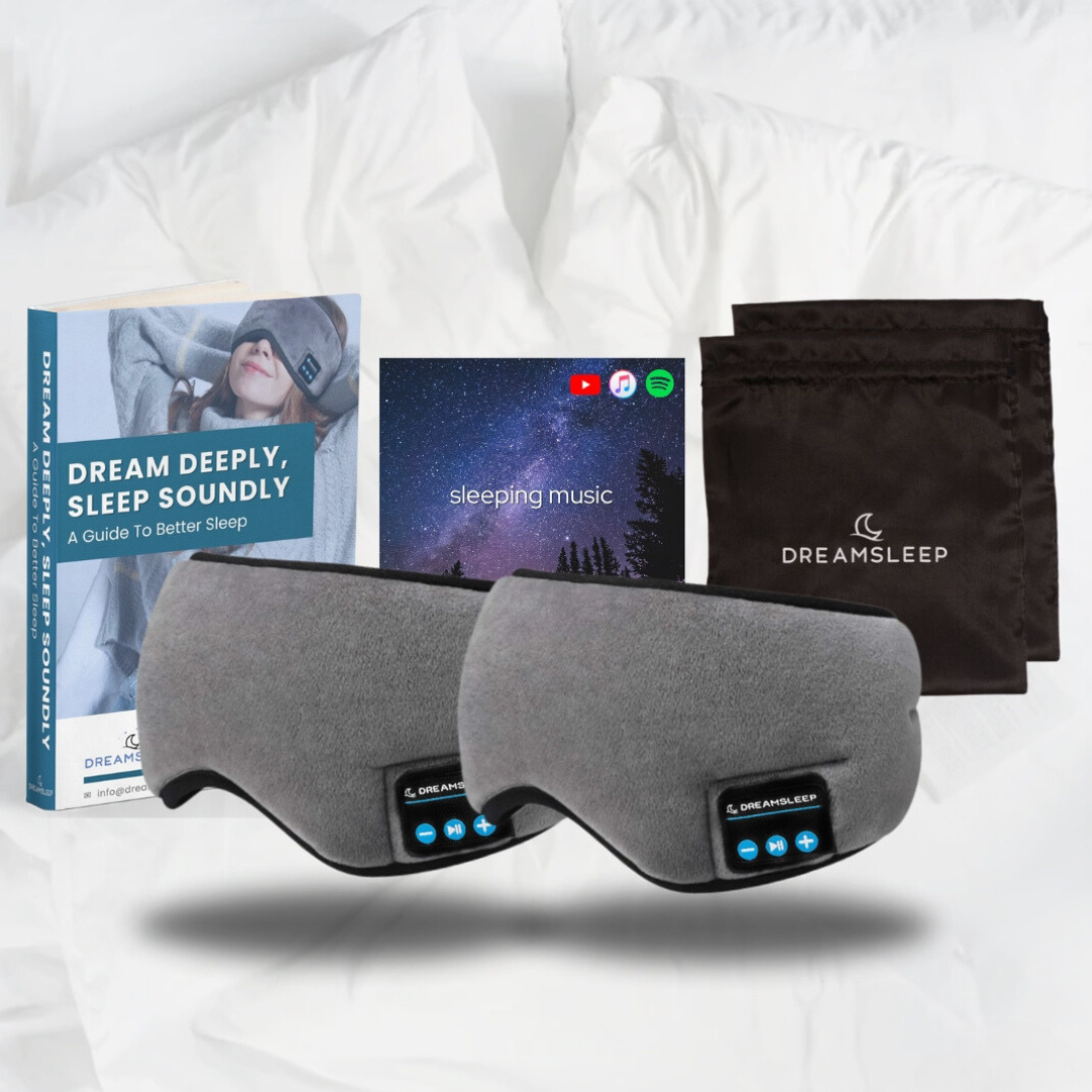 Bluetooth Sleeping Eye Mask | Noise & Light Blocking for Better Sleep at Home or Travel