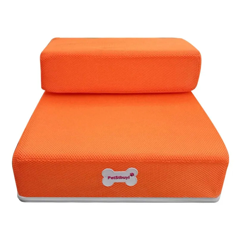 Dog Stairs for Sofa & Bed | Non-Slip, Soft Foam Steps for Small & Older Pets