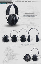 Electronic Noise Reduction Earmuffs | Adjustable, Lightweight with 3.5mm Audio Jack for Shooters and Hunters