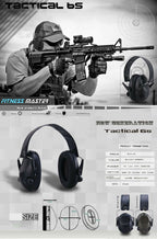 Electronic Noise Reduction Earmuffs | Adjustable, Lightweight with 3.5mm Audio Jack for Shooters and Hunters