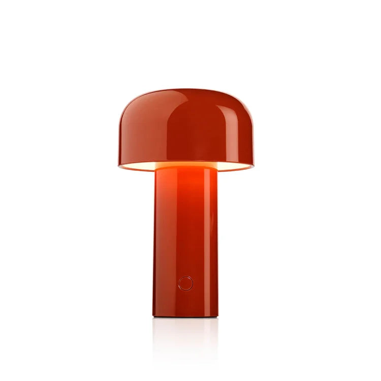 LED Mushroom Rechargeable Table Lamp - Portable Night Light with Adjustable Brightness for Home, Office, and Outdoor Use