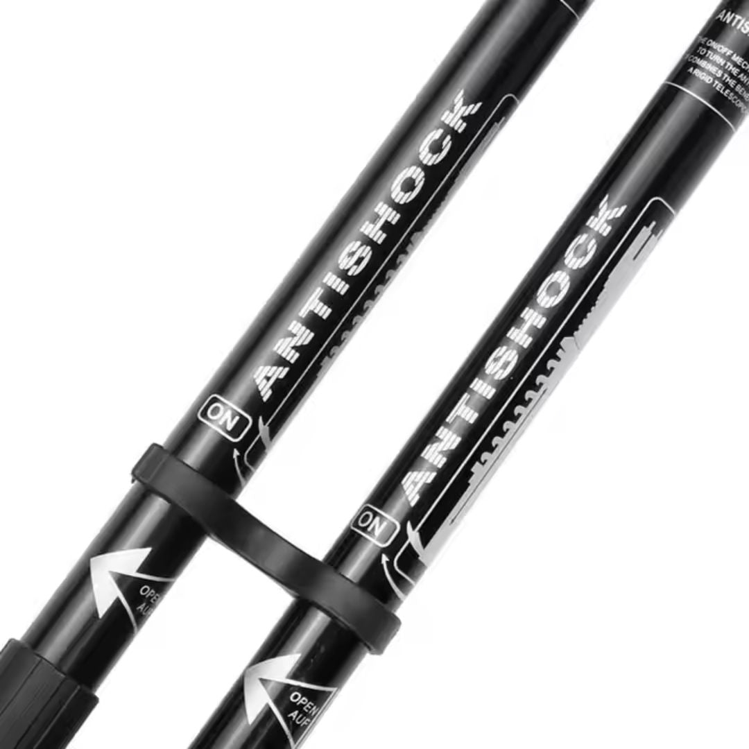Adjustable Trekking Poles | Lightweight, Shock-Absorbing Design for All Terrains and Hiking Adventures
