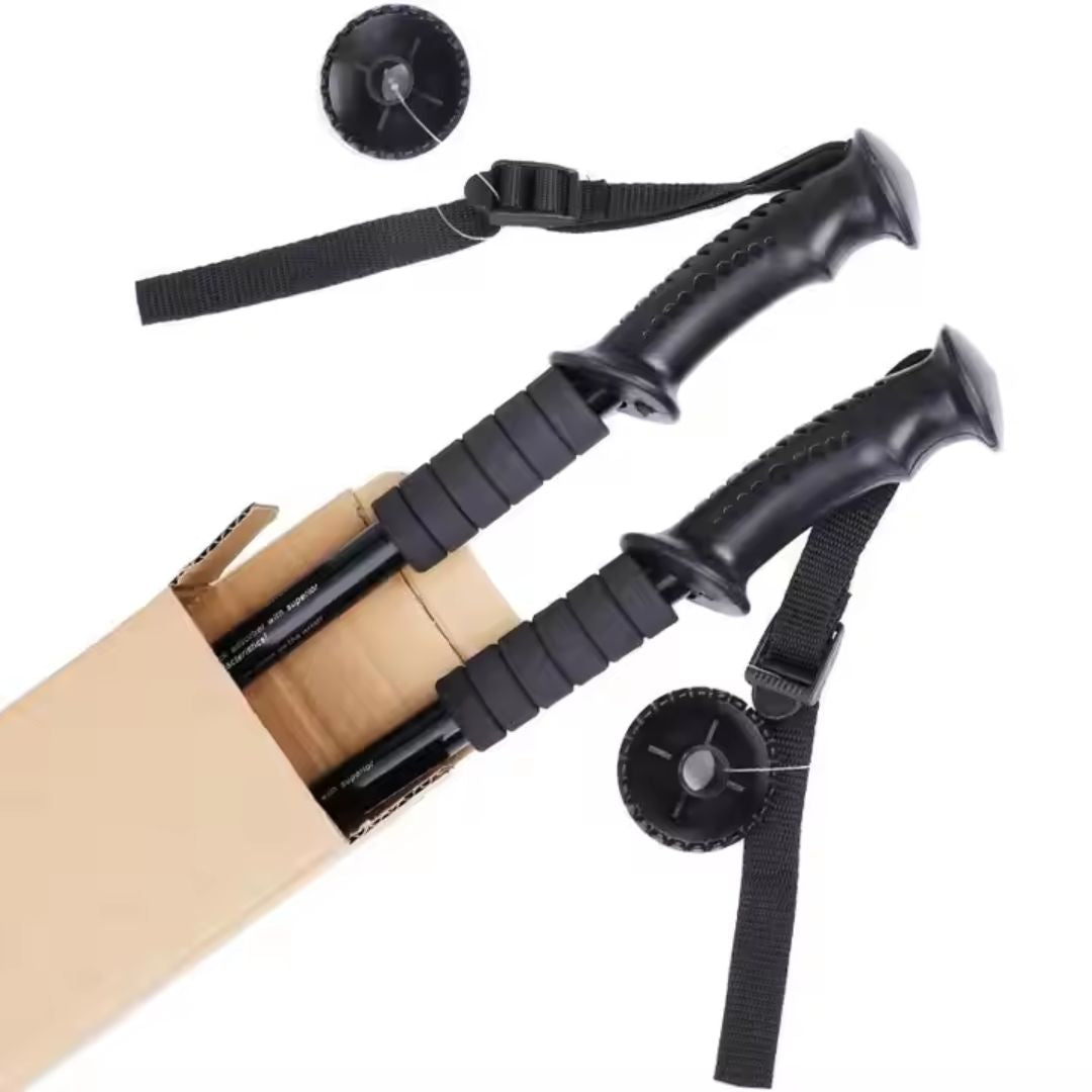 Adjustable Trekking Poles | Lightweight, Shock-Absorbing Design for All Terrains and Hiking Adventures