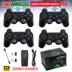 Retro Wireless TV Games Console | 20,000+ Built-In Games, 4K HDMI Output & Wireless Controllers for Family Fun