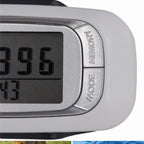 Best Walking 3D Pedometer with Clip and Strap plus. 30 Days Memory, Accurate Step Counter. PREMIUM