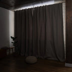 Thermal Insulated Blackout Linen Curtains | 100% Light Blocking & Heat Isolation for Winter and Summer Use