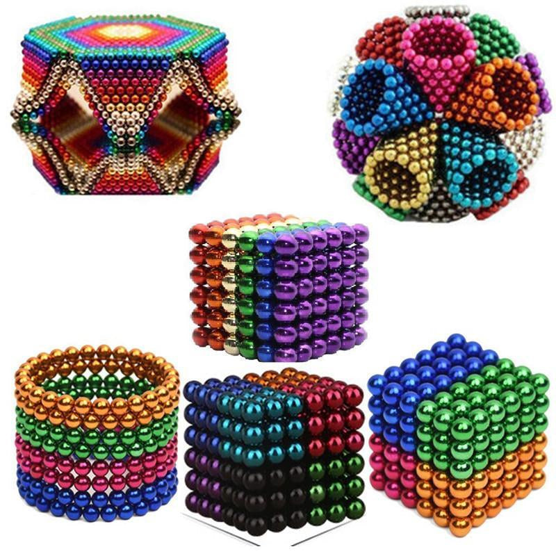 Magnetic Color Balls | Vibrant, Stress-Relief Play for Creativity at Home, Office & On-the-Go