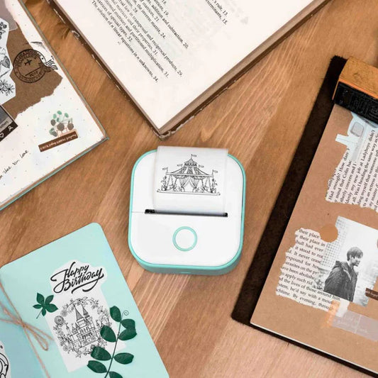 Mini Bluetooth Thermal Printer | Inkless, Compact & Ideal for Students and Professionals
