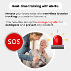 GPS Tracker for Seniors | Real-Time Tracking, Waterproof & No Subscription Fees for Peace of Mind