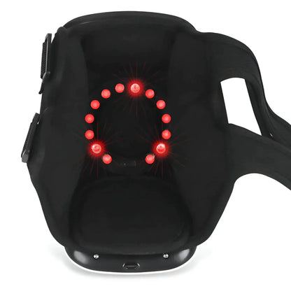 Knee Massager Machine | Pain Relief with Vibrations, Hot Compress & Laser Therapy for Arthritis Recovery