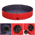 Folding Dog Pool | Durable, Claw-Resistant & Space-Saving for Garden, Patio or Travel Use