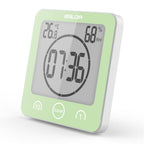 Waterproof Shower Clock with Suction Cup Mount - Digital Timer for Bathroom & Shower Use