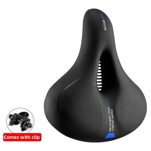Soft Memory Foam Bicycle Saddle | Waterproof, Non-Slip & Reflective Cushion for Men and Women Cycling