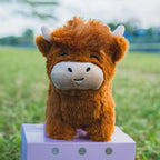 Fluffy Highland Cow Plush Toy | Soft, Cuddly & Perfect for Home Decor or Kids' Companionship