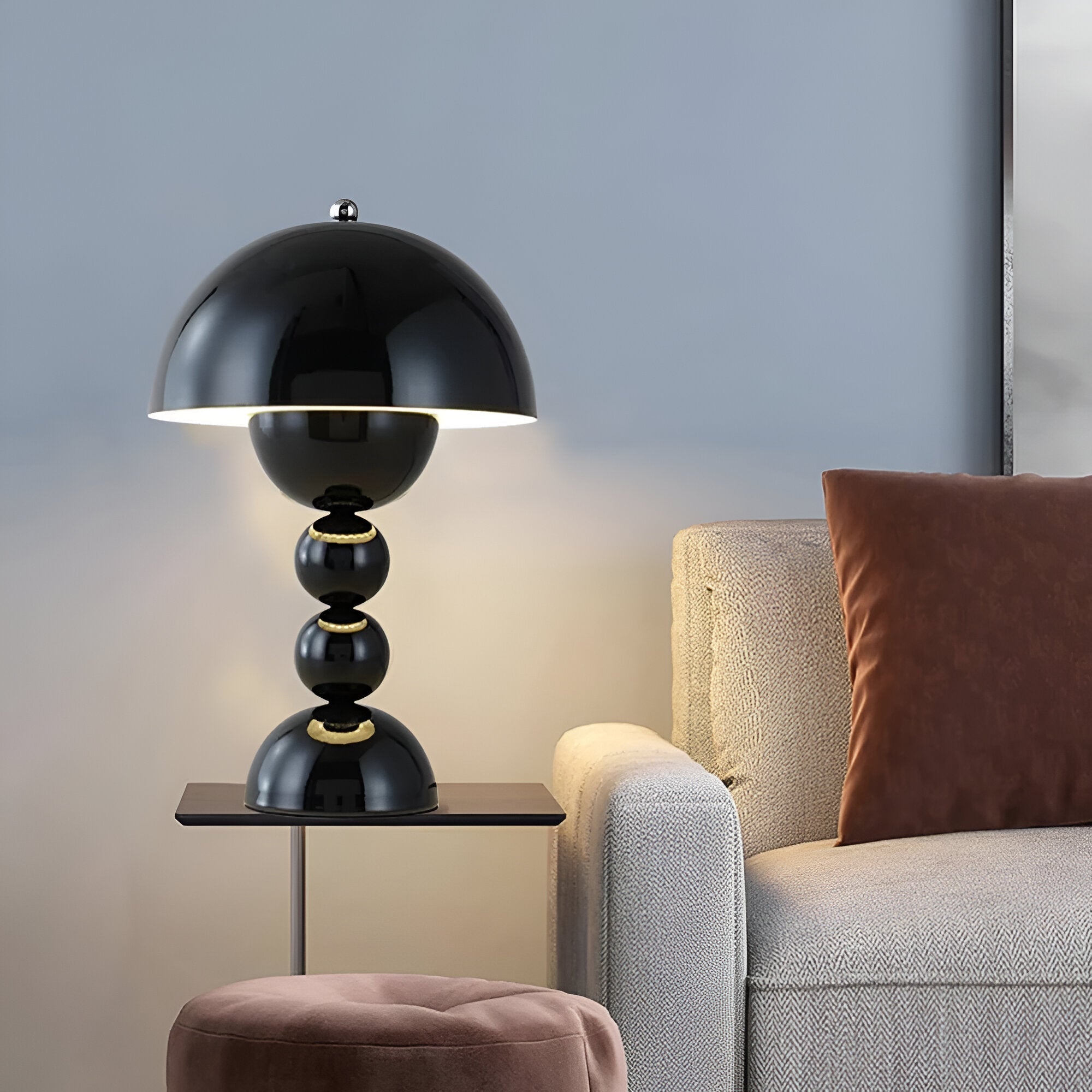 LED Wireless Table Lamp - Nordic Design, Rechargeable, Touch Control - Ideal for Bedroom, Living Room & Home Office