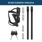 Rechargeable LED Bike Front Light with High Lumen Brightness for Night Cycling, Mountain Biking & Commuting