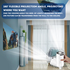 Ultra HD 4K Wireless Handheld Projector – Best Home Cinema Experience