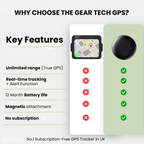 GPS Tracker Without Subscription | Compatible with Android & iOS for Real-Time Location Tracking