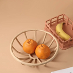 Modern Ceramic Fruit Bowl - Decorative Centerpiece for Kitchen & Dining Table