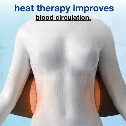 3-in-1 Lumbar Massager Pillow | Heat, Traction & Vibration for Lower Back Pain Relief at Home