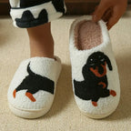 Dachshund Slippers for Women | Warm, Non-Slip & Comfortable for Cozy Home Relaxation