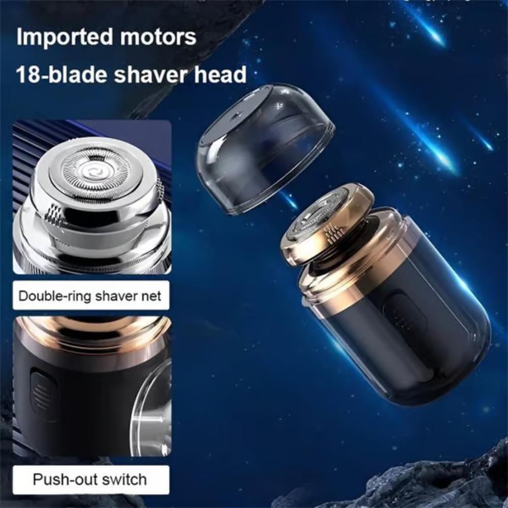 Mini Portable Electric Shaver | Waterproof, Ergonomic Design & Ideal for On-the-Go Grooming