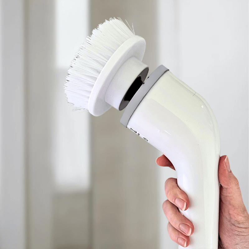 Electric Shower Scrubber | Eco-Friendly, Quick Cleaning for Soap Scum & Mold Removal in Minutes