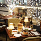 LED Fabric Table Lamp - Modern Design with Adjustable Brightness for Living Room & Bedroom Lighting