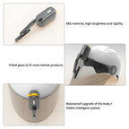 Helmet Wiper for Clear Visibility | Waterproof, Universal Mounting & Long Battery Life for Safe Riding in Any Weather