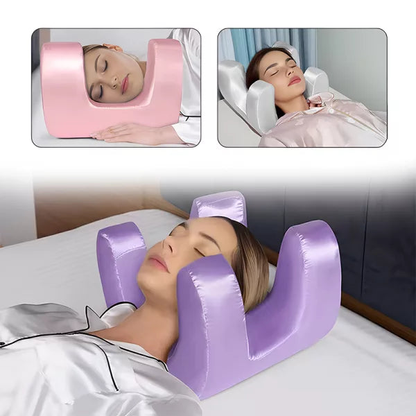 Anti-Wrinkle Face Beauty Pillow | Hypoallergenic, Ergonomic Design for Side, Back & Stomach Sleepers
