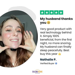 Premium Smart Anti-Snoring Device | EMS Sleep Tech & No-CPAP Relief